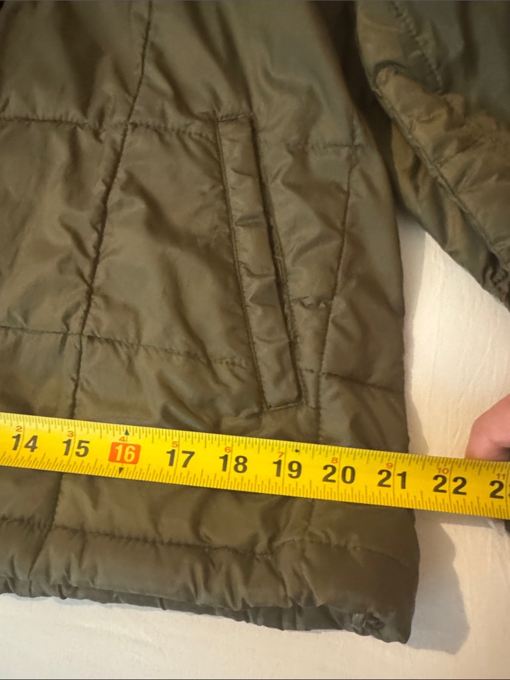 Madewell Olive Green Puffer Jacket - Picture 6 of 6